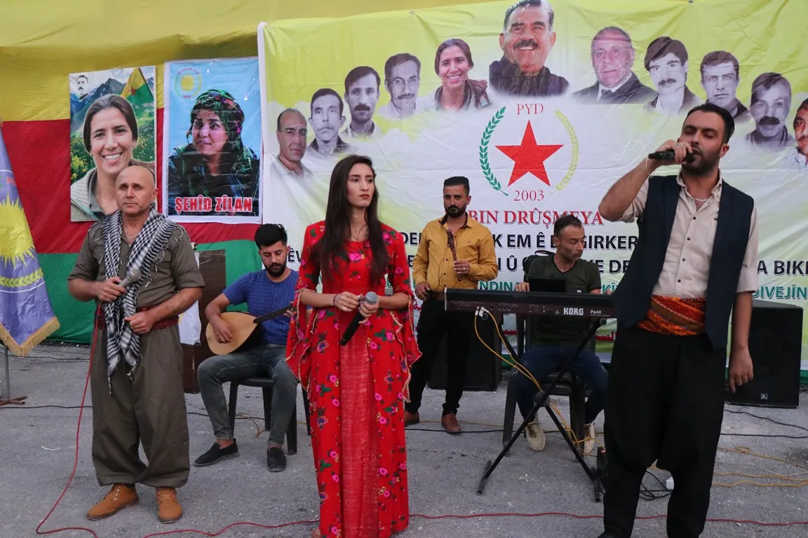 احتفالية في حلب بمناسبة الذكرى السنوية الـ 18 لتأسيس PYD