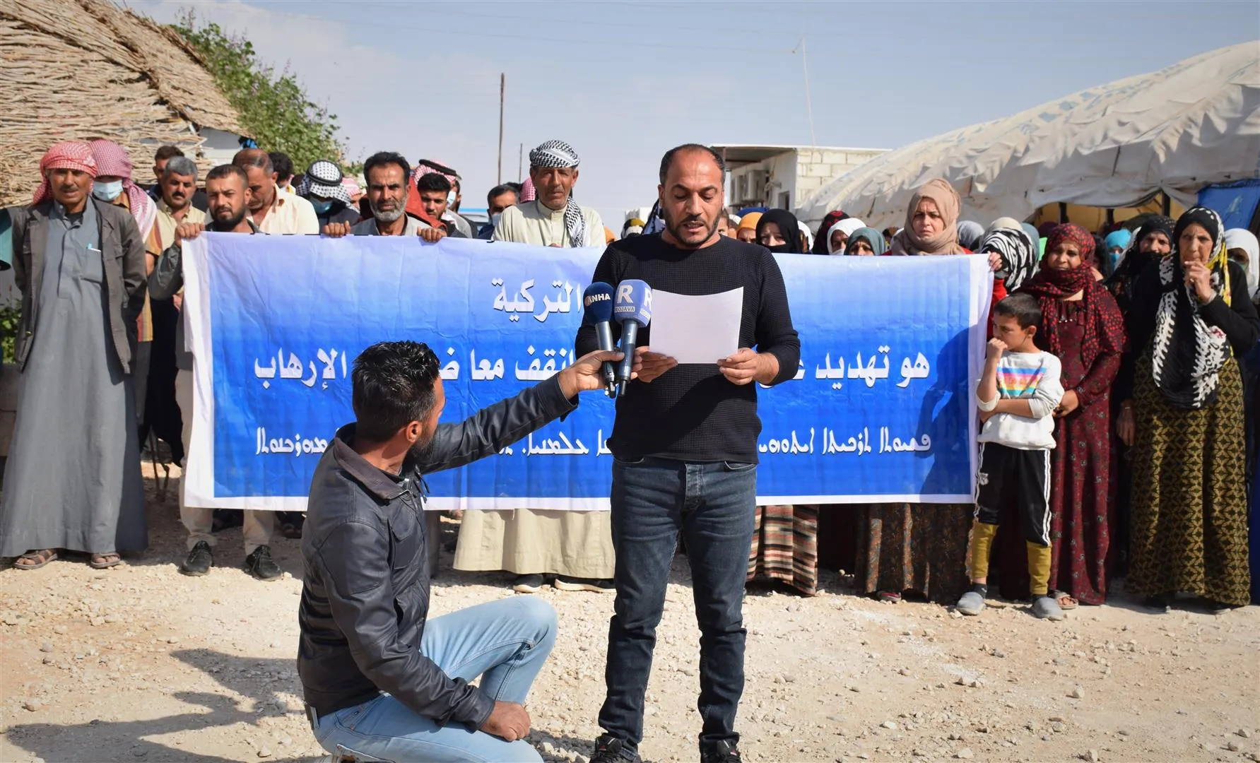 مهجرو مدينة سري كانيه يناشدون لتحرير مدينتهم من داعش والاحتلال التركي