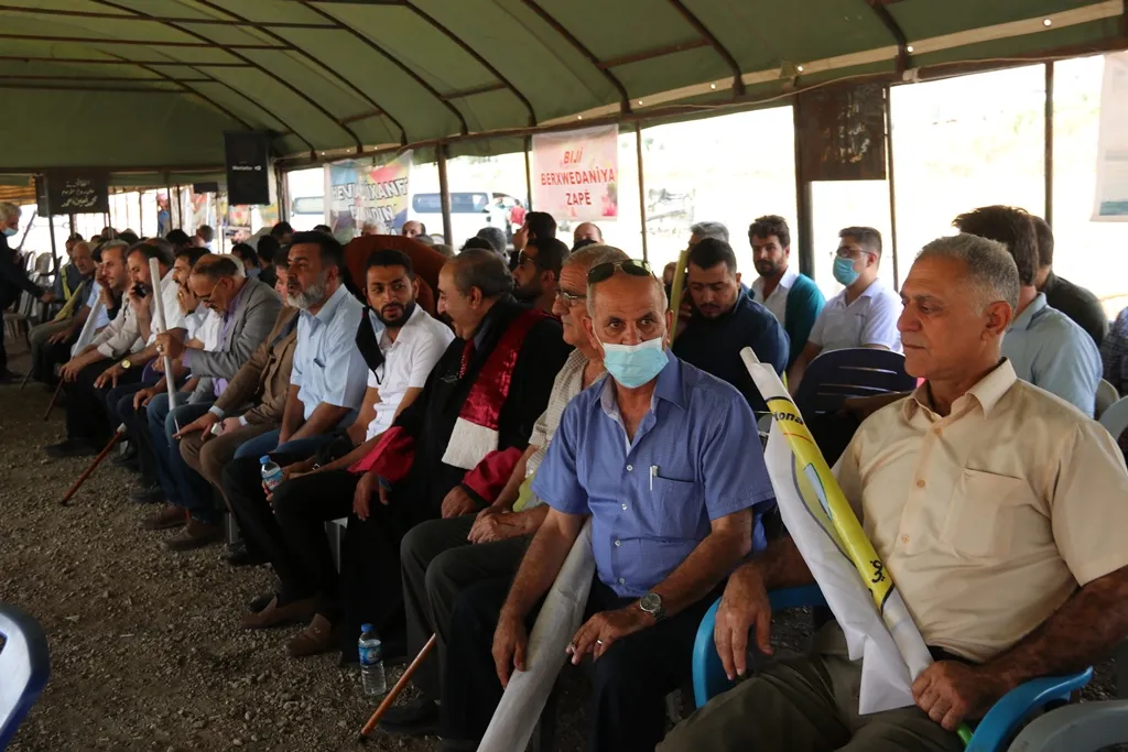 ​​​​​​​من أمام خيمة الاعتصام.. منظمات حقوقية تدين جرائم الديمقراطي الكردستاني بحق الكريلا 