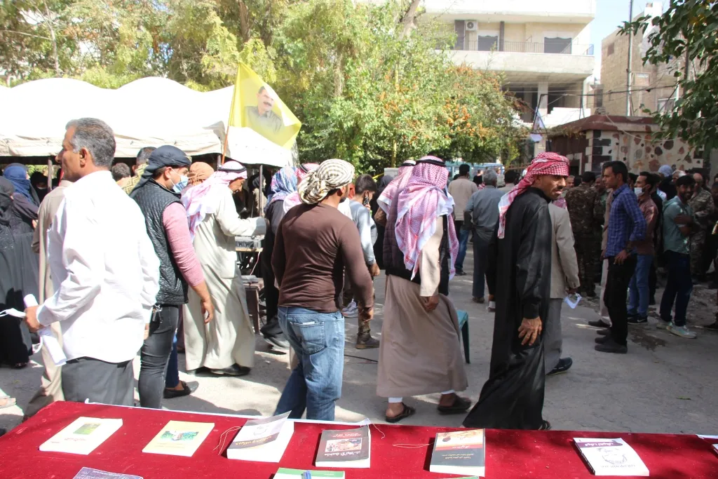 ​​​​​​​منبج.. اختتام فعاليات خيمة الاعتصام المنددة بالمؤامرة بحق القائد أوجلان