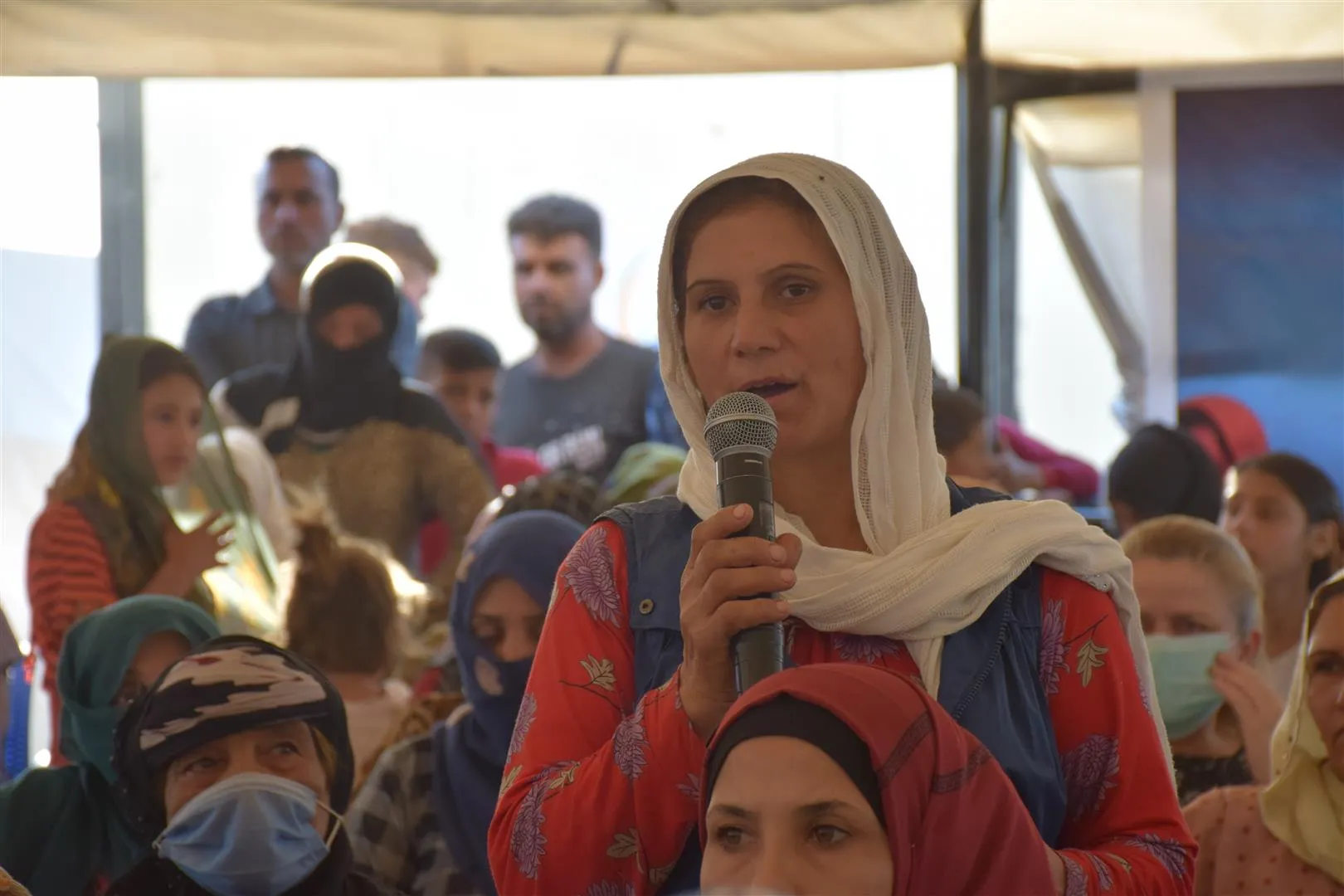 مهجرو سري كانيه يطالبون بالعودة الآمنة إلى ديارهم