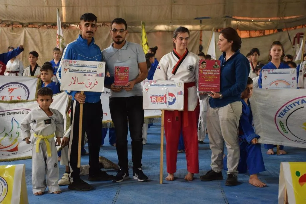​​​​​​​إحياء مهرجان الشهيد باران ماوا الرياضي الأول في الحسكة