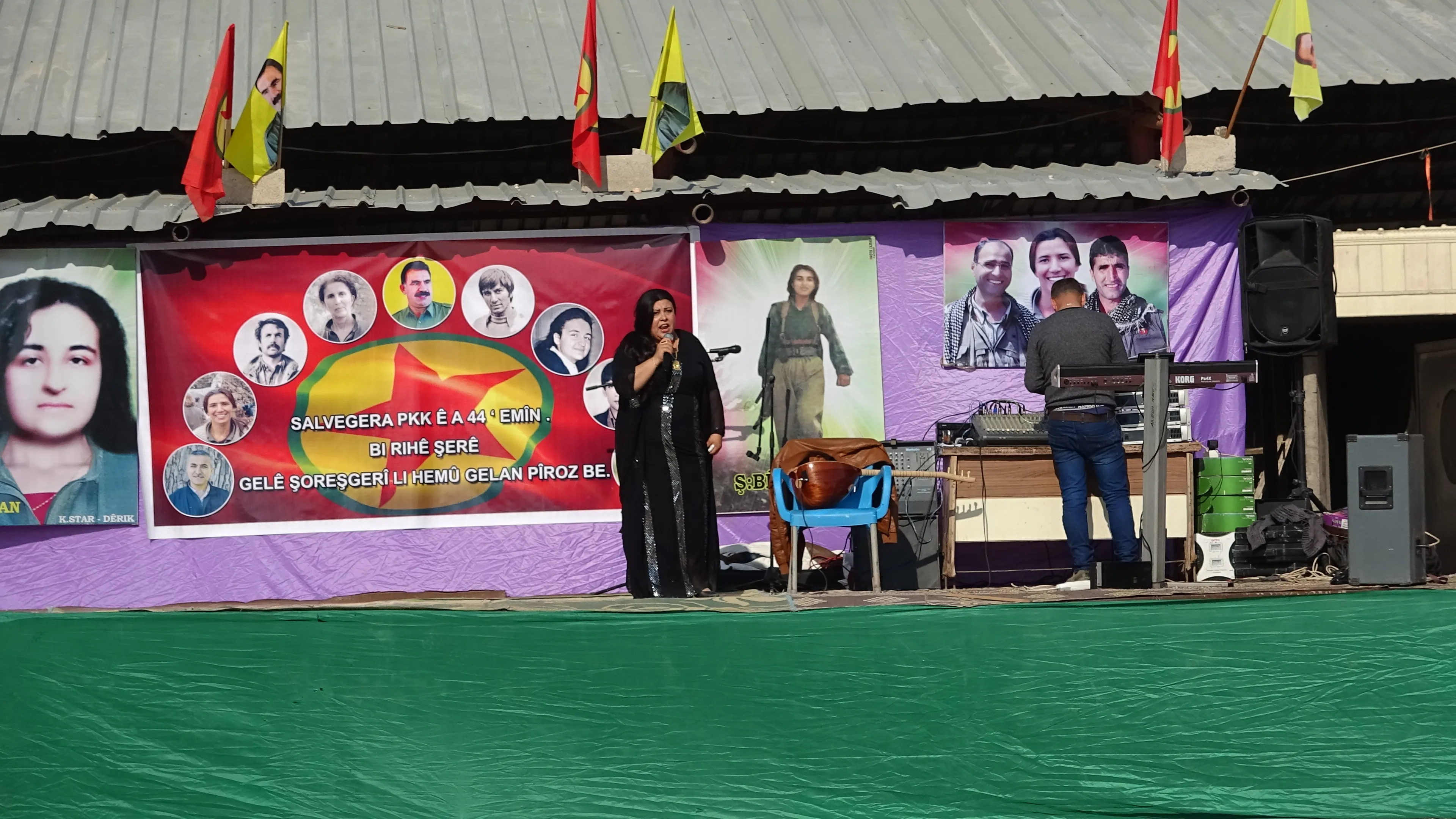 ​​​​​​​احتفالات جماهيرية في مقاطعتي الحسكة وقامشلو إحياءً لذكرى تأسيس PKK