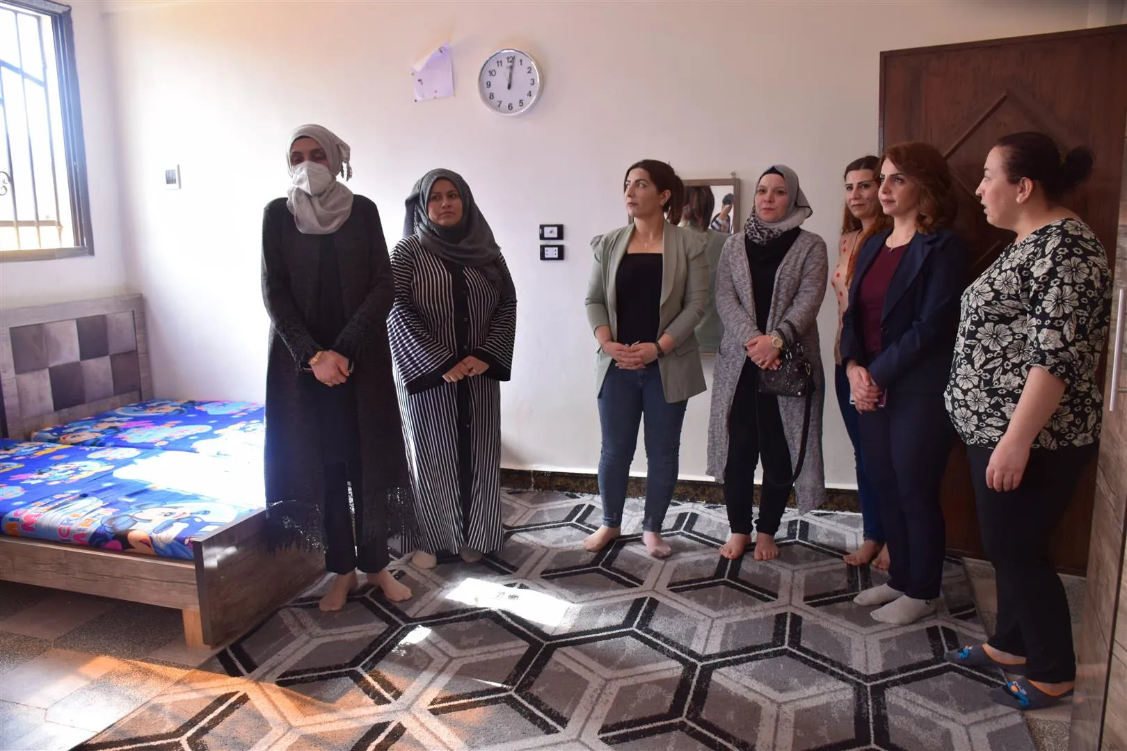 هيئة المرأة في شمال وشرق سوريا تزور دار حماية الطفل للاطلاع على أوضاعه