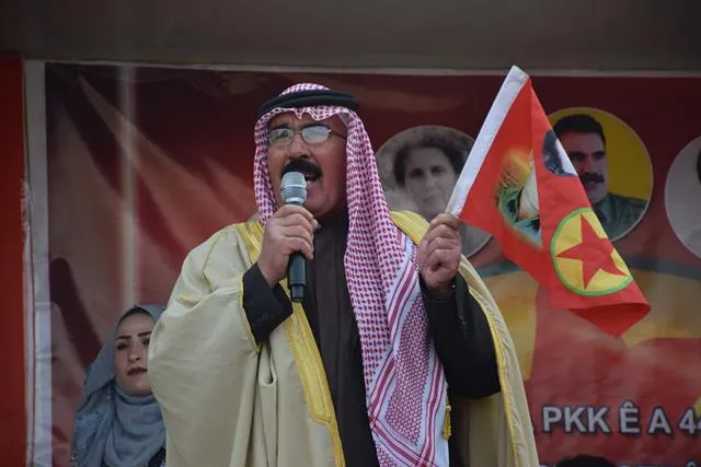 ​​​​​​​العرب والكرد في مقاطعة قامشلو يحيون الذكرى السنوية الـ 43 لتأسيس PKK