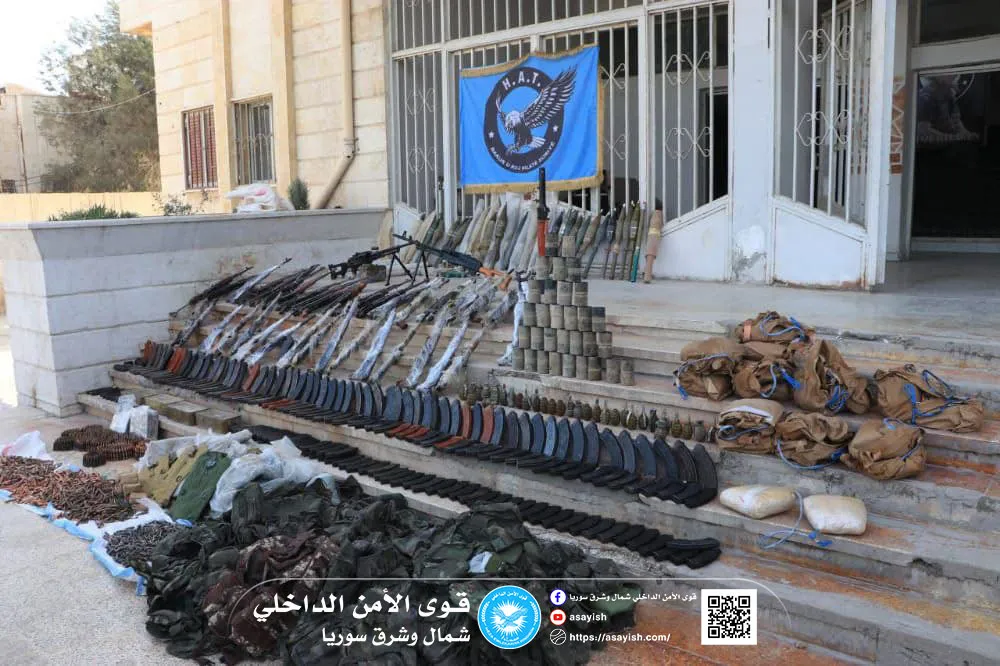 ​​​​​​​"الأمن الداخلي" ينفذ عملية نوعية ضد خلية خططت للهجوم على سجن لمرتزقة داعش في الحسكة
