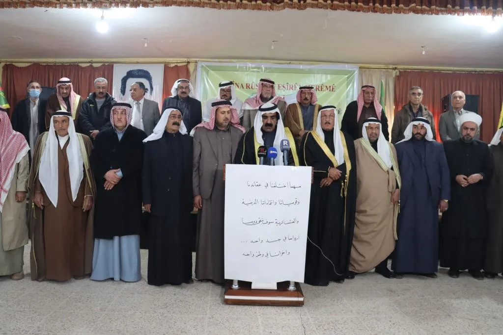 وجهاء العشائر العربية والكردية: نساند قسد حتى تحرير كافة الأراضي المحتلة