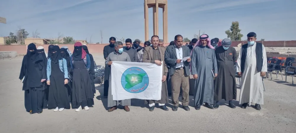 ​​​​​​​اجتماع جماهيري لبحث الواقع السياسي والوضع الخدمي في ريف دير الزور الشرقي