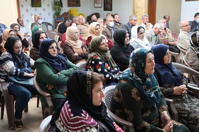 ​​​​​​​اجتماع جماهيري في عامودا لشرح آخر التطورات السياسية والعسكرية