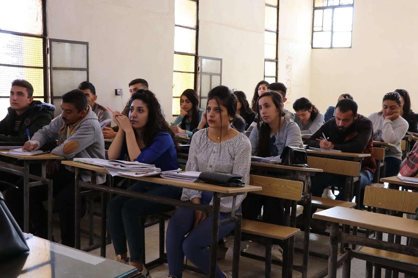 ​​​​​​​المعهد الصحي في إقليم عفرين يستقبل أول دفعة من الطلبة بعد افتتاحه في الشهباء