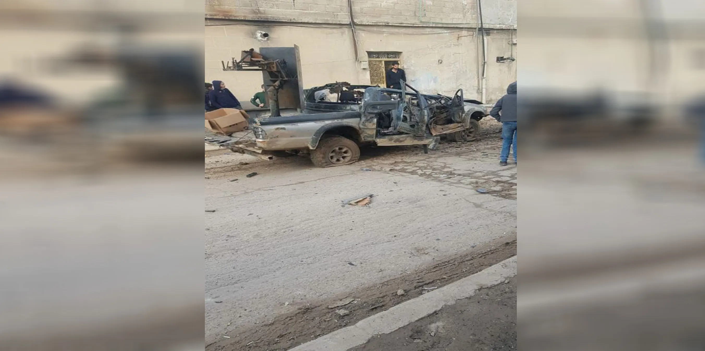 مصدر: تفجير سيارة عسكرية في منطقة اعزاز المحتلة