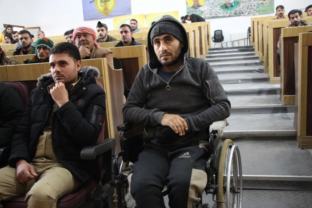 ​​​​​​​جرحى الحرب في منبج يعقدون كونفرانسهم الأول ويجددون العهد بتصعيد النضال