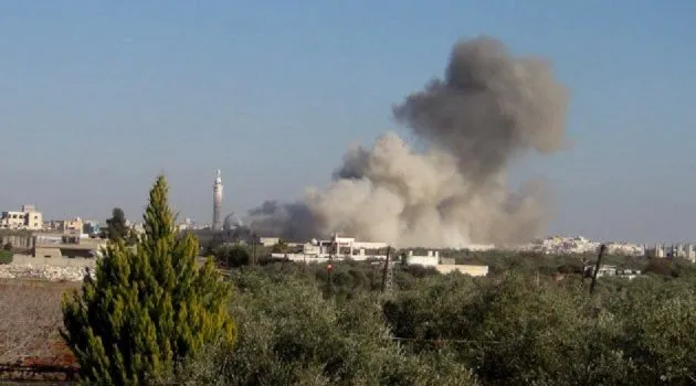 غارات روسية على ريف حلب الغربي بالتزامن مع قصف لقوات دمشق على المنطقة