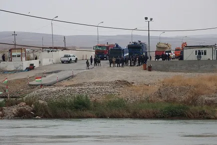​​​​​​​الحزب الديمقراطي الكردستاني يغلق الجسر الثاني لبوابة فيش خابور الحدودية