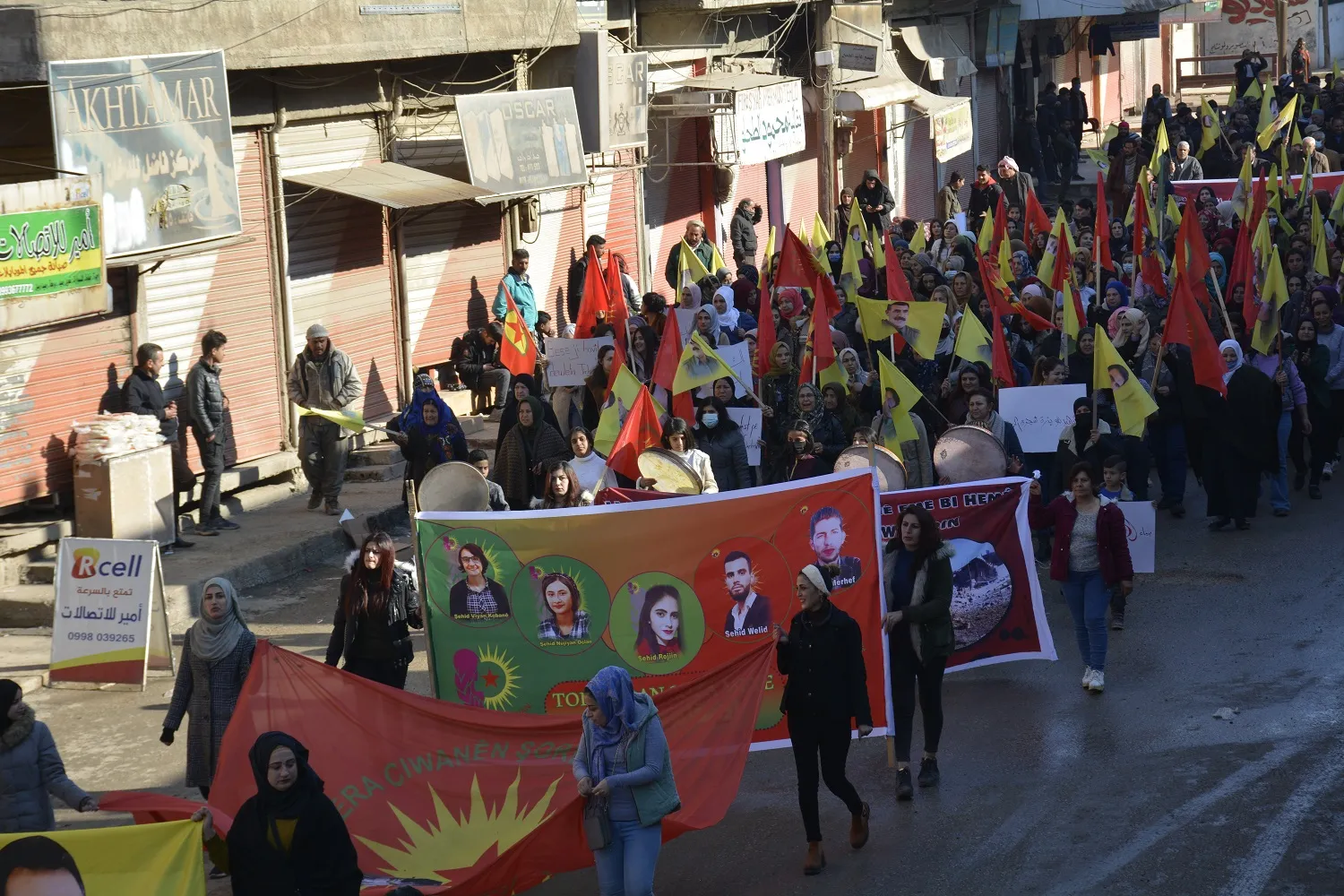 ​​​​​​​خلال مظاهرات.. أهالي مقاطعة قامشلو يطالبون المجتمع الدولي القيام بواجبه تجاه شعوب المنطقة