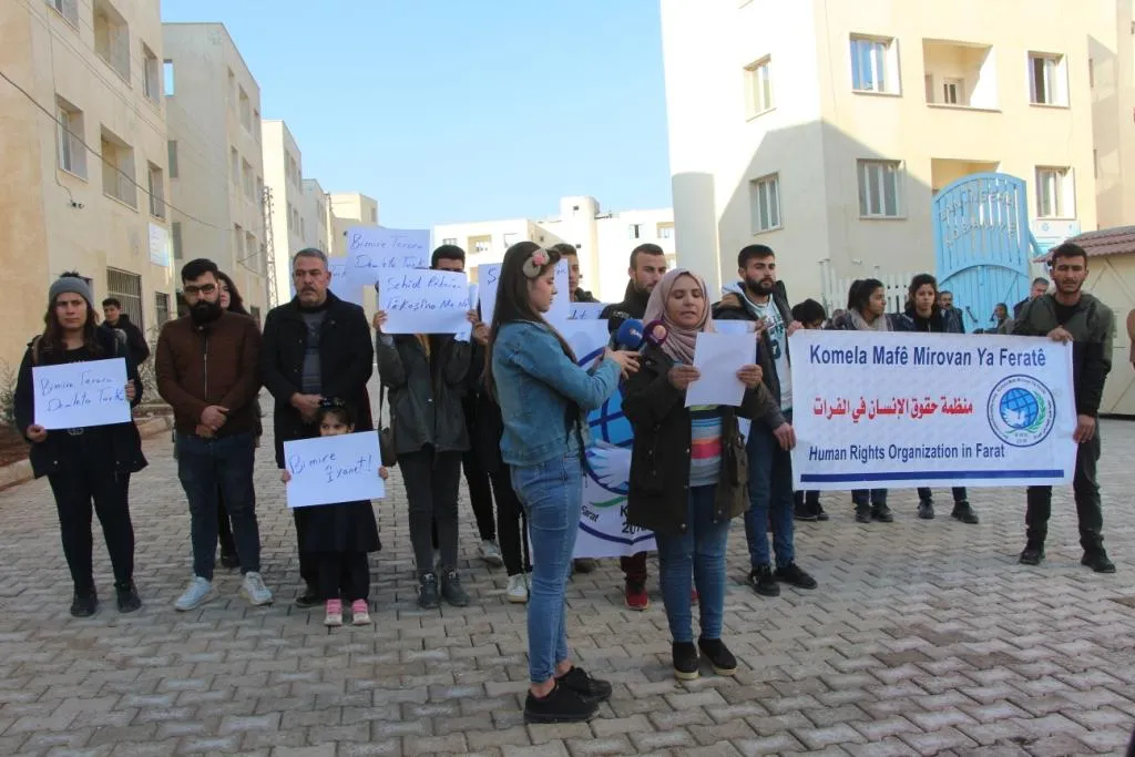 منظمة حقوق الإنسان تدين الصمت الدولي حيال جرائم دولة الاحتلال التركية