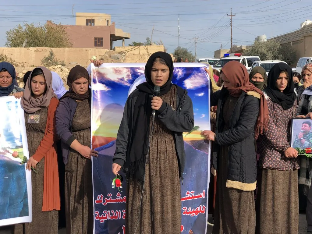 المرأة الحرة الإيزيدية: لن نعفو عمن تسببوا باستشهاد مروان ولن يكون لهم مكان في شنكال