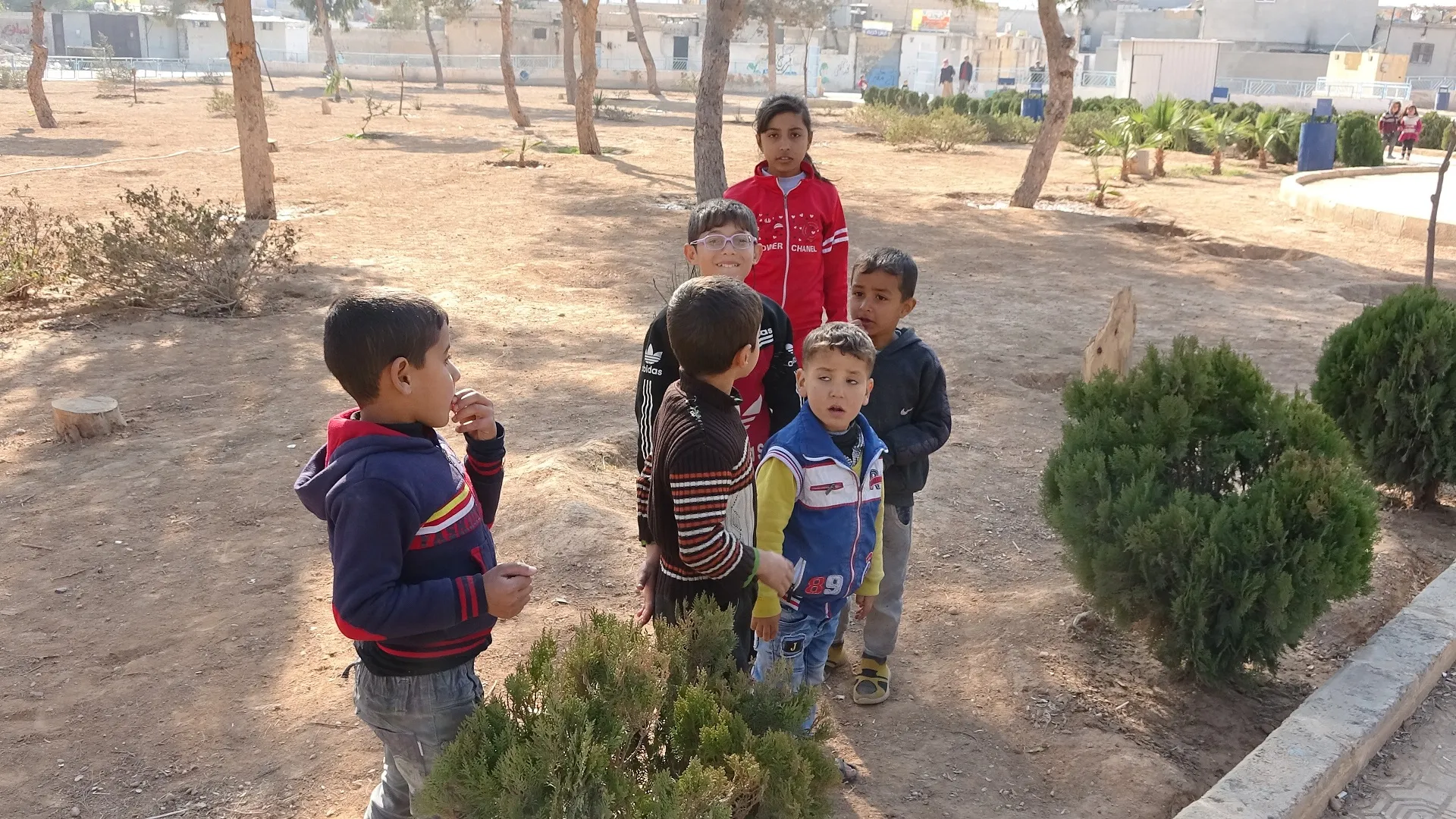 أهالي مدينة الطبقة يزينون شجرة الميلاد احتفالا برأس السنة الميلادية