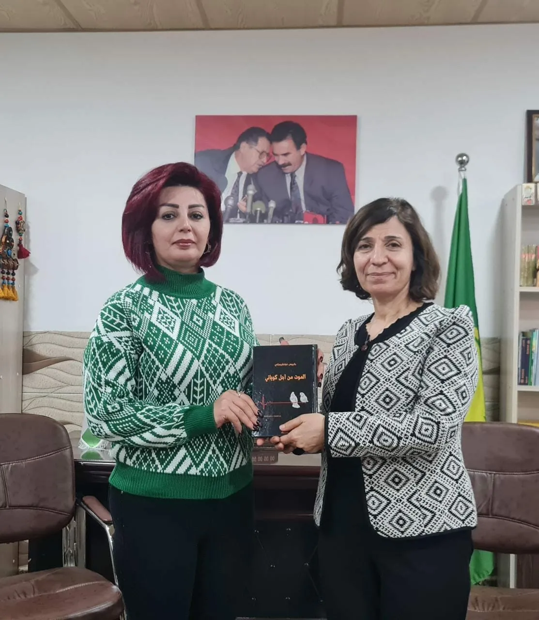رئيسة منظمة "دابين" وممثلة الديانة الزرادشتية تزوران ممثلية مؤتمر ستار في باشور