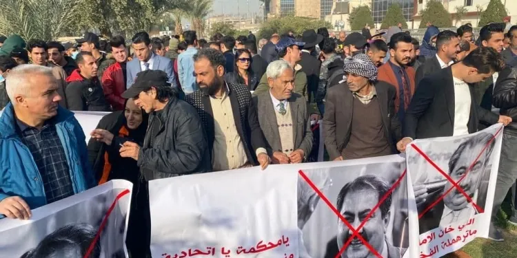 ​​​​​​​بسبب فساده.. تظاهرات تعم بغداد رفضاً لمرشح الديمقراطي الكردستاني لرئاسة الجمهورية