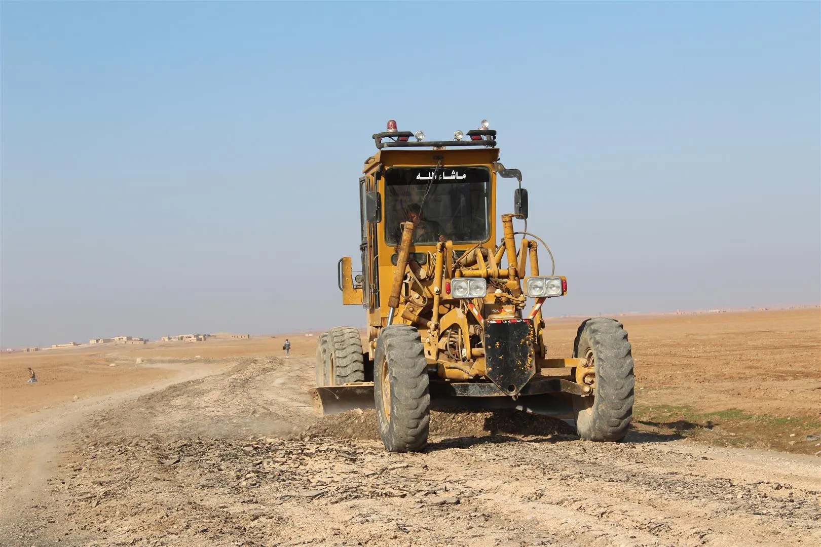 ​​​​​​​بلدية الهول تباشر أولى أعمالها الخدمية لعام 2022
