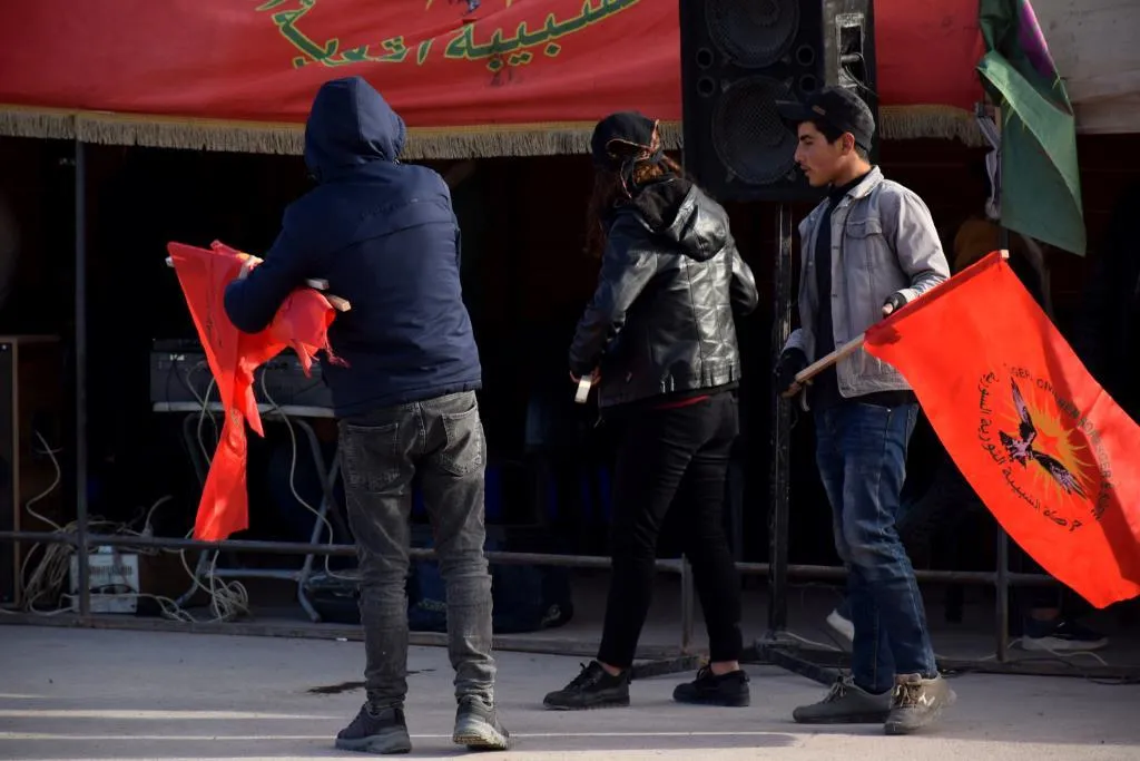 ​​​​​​​انطلاق فعاليات خيمة الاعتصام في كوباني تنديداً بالهجمات التركية