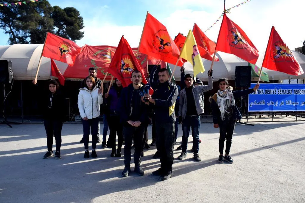 ​​​​​​​انطلاق فعاليات خيمة الاعتصام في كوباني تنديداً بالهجمات التركية