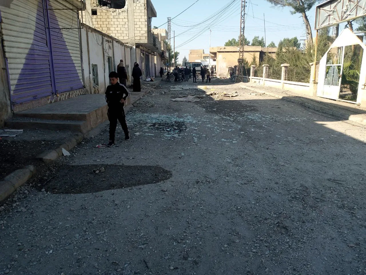 ANHA ترصد وتوثق آثار قصف جيش الاحتلال التركي لناحية زركان