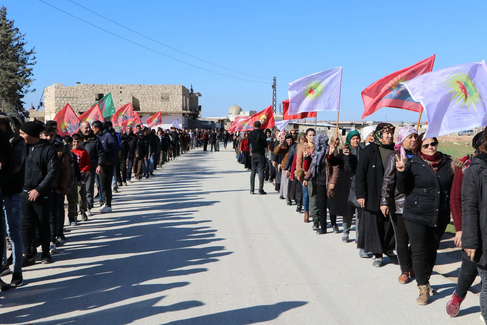 ​​​​​​​في الذكرى الثانية لاستشهاده.. الشبيبة الإيزيدية في مقاطعة عفرين يستذكرون الشهيد زردشت شنكالي