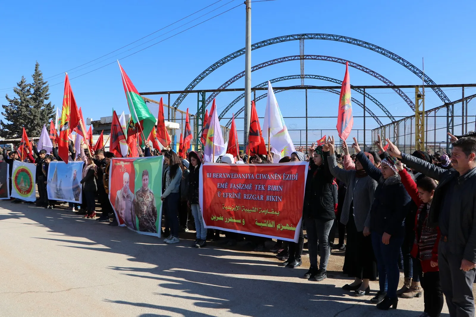 ​​​​​​​في الذكرى الثانية لاستشهاده.. الشبيبة الإيزيدية في مقاطعة عفرين يستذكرون الشهيد زردشت شنكالي