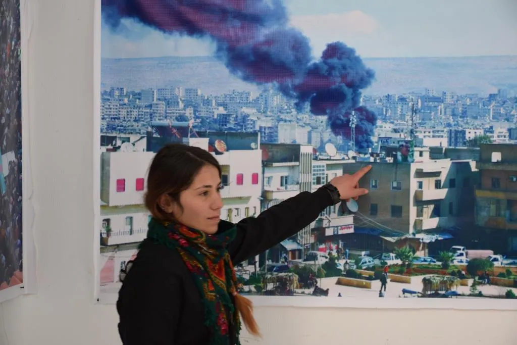 ​​​​​​​معرضان للصور في حلب وكوباني عن جرائم الاحتلال التركي في عفرين – تم التحديث