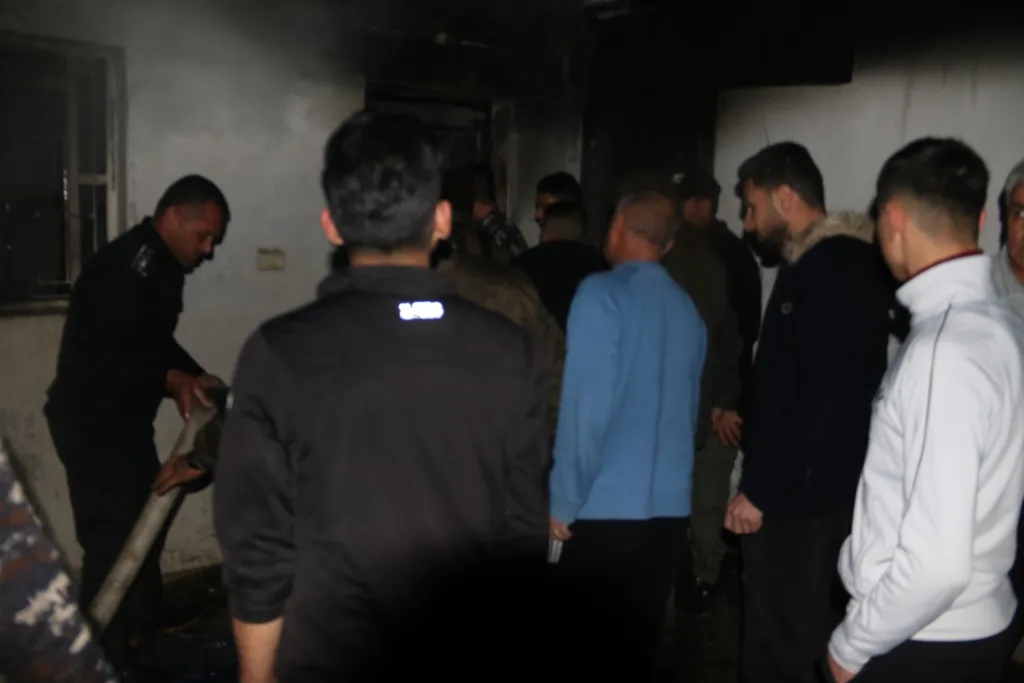 حريق في منزل بديرك نتيجة انفجار اسطوانة غاز