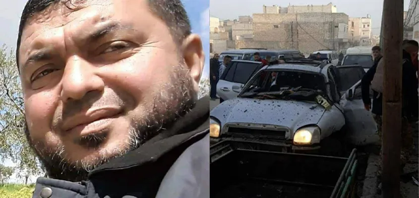 ​​​​​​​مقتل متزعم في مرتزقة الاحتلال التركي جراء انفجار بسيارته في مدينة الباب المحتلة