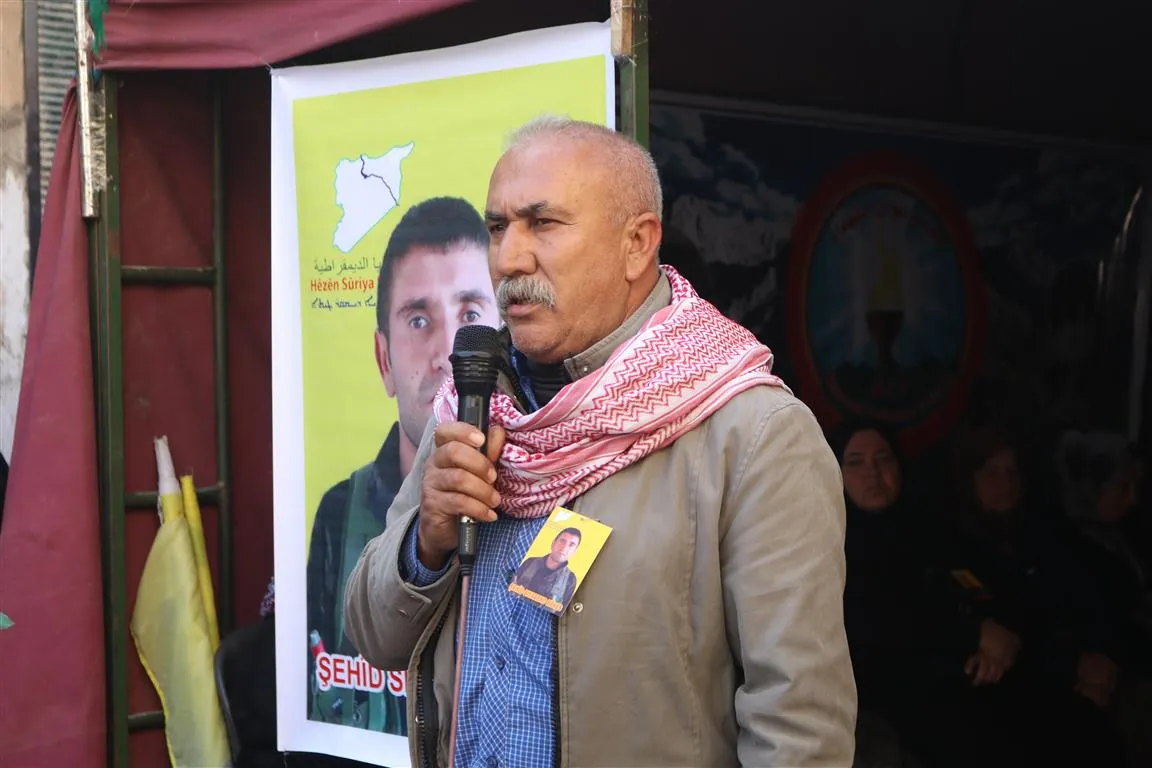​​​​​​​المئات في الشيخ مقصود يعزون ذوي الشهيد سيابند بيكاس