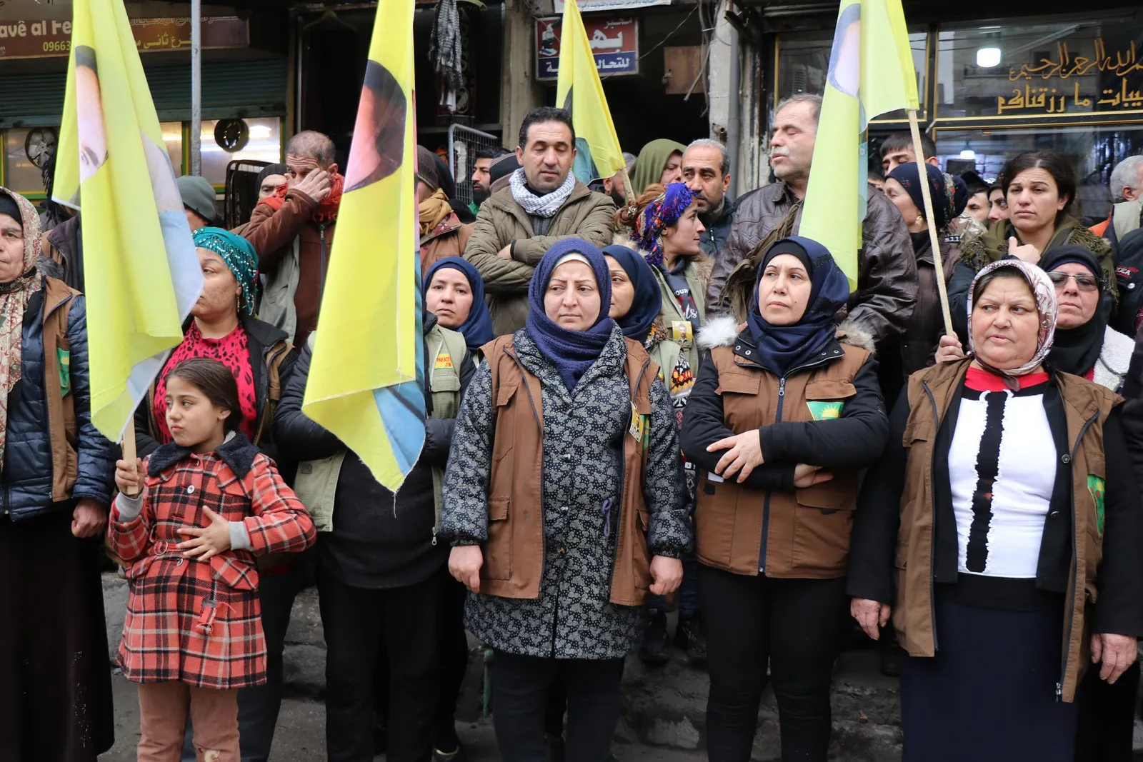 الآلاف في حلب يتظاهرون ضد المؤامرة الدولية على القائد عبد الله أوجلان