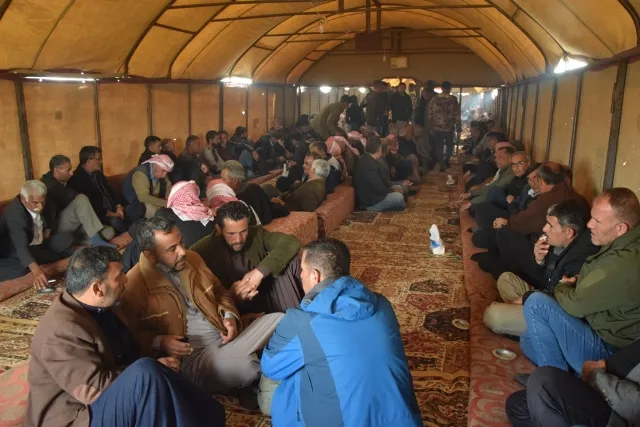 ​​​​​​​أهالي كوباني يقدمون واجب العزاء لذوي الشهيدين جكدار وسلطان