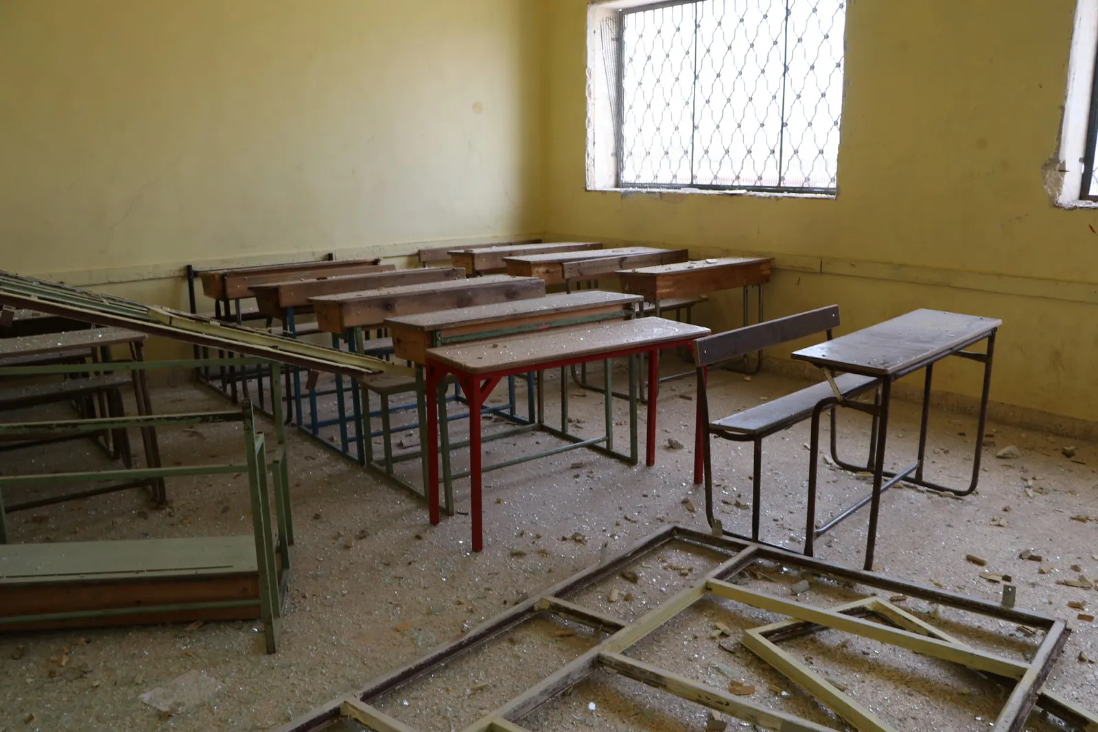 الاحتلال التركي يقصف مدرسة في مقاطعة الشهباء ويلحق أضراراً بها
