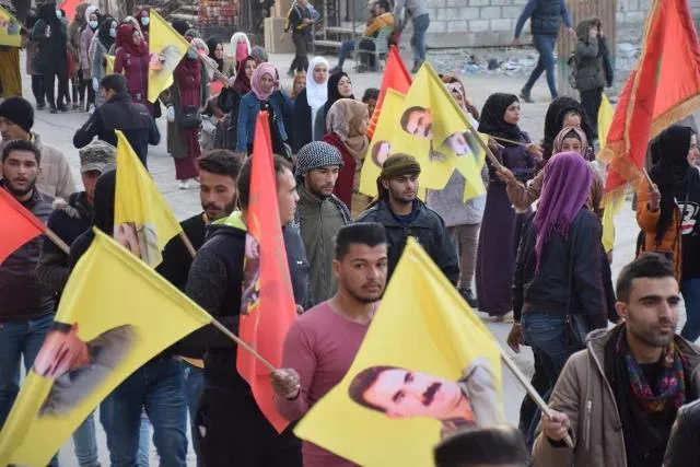 ​​​​​​​مظاهرة حاشدة للشبيبة الثورية في الحسكة تنديداً بالمؤامرة الدولية