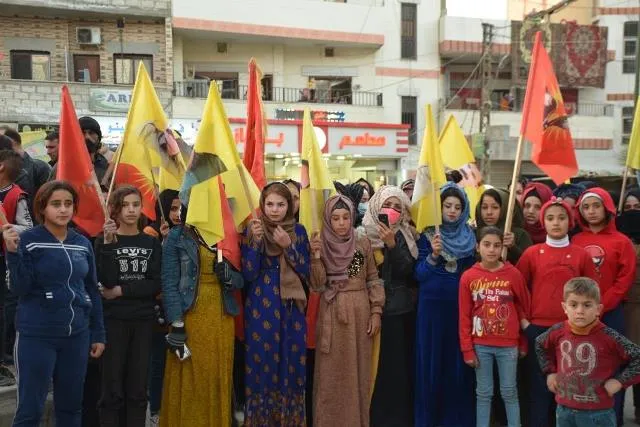​​​​​​​مظاهرة حاشدة للشبيبة الثورية في الحسكة تنديداً بالمؤامرة الدولية