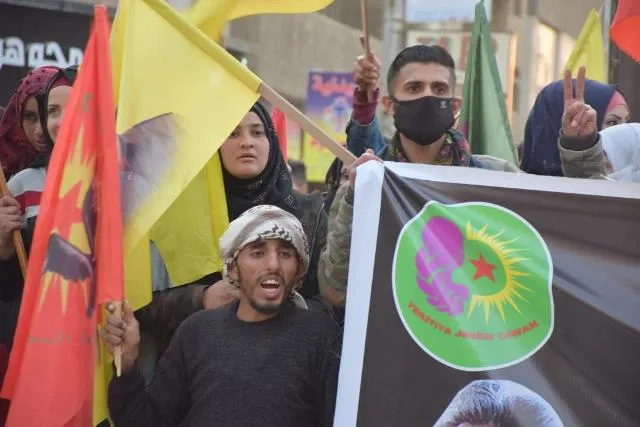 ​​​​​​​مظاهرة حاشدة للشبيبة الثورية في الحسكة تنديداً بالمؤامرة الدولية