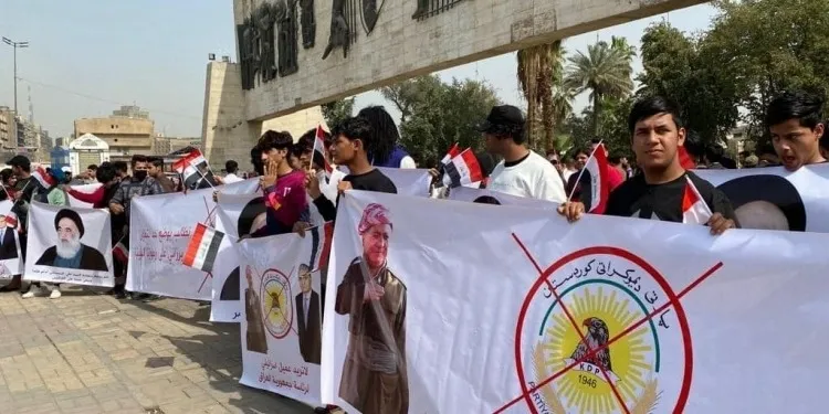 تظاهرة في بغداد ترفض مرشح الديمقراطي وتندد بالإساءة للمرجعية الشيعية