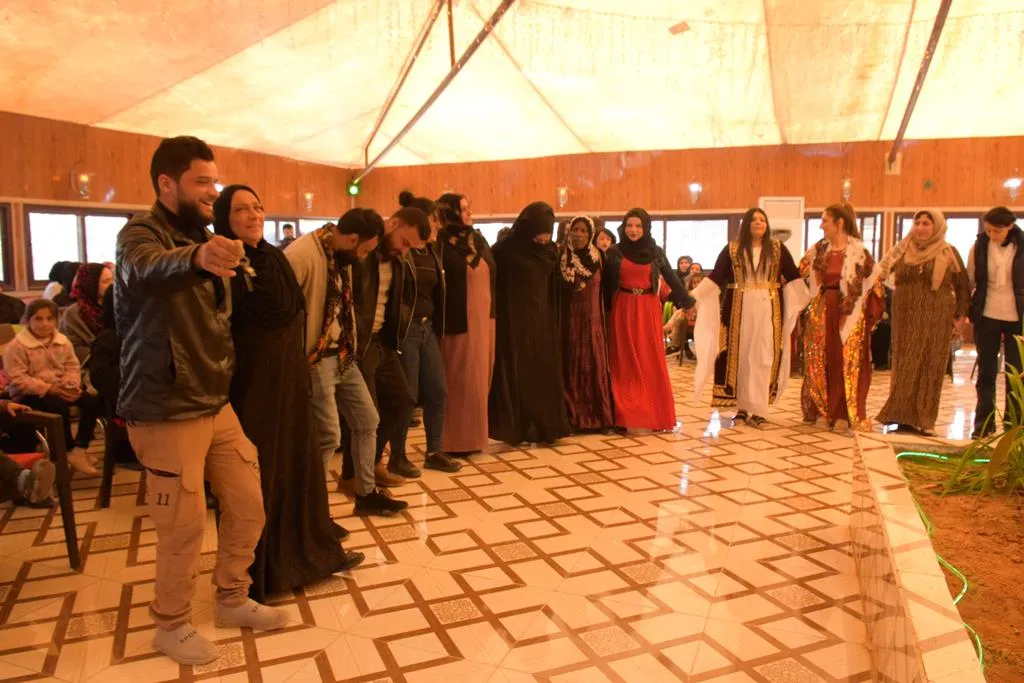 شعلة نوروز توقد بيد أمهات الشهداء في تربه سبيه ورميلان