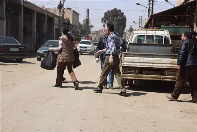 ​​​​​​​استمرار حملة النظافة التي أطلقتها TEV-DEM في الحسكة