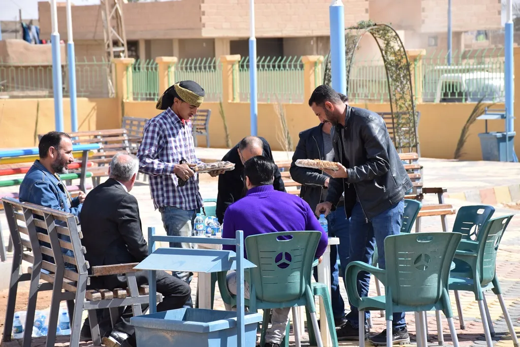 بلدية الشعب في الشدادي تعيد تأهيل أول حديقة عامة في الناحية
