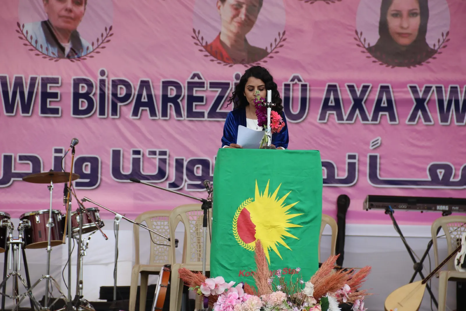 ​​​​​​​النساء يختتمن احتفالاتهن بيومهن العالمي بالتأكيد على مواصلة النضال التحرري - تم التحديث