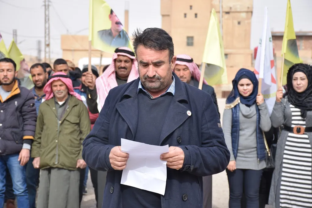 PYD   يكشف عن نتائج حملة جمع التواقيع في ناحية الشدادي