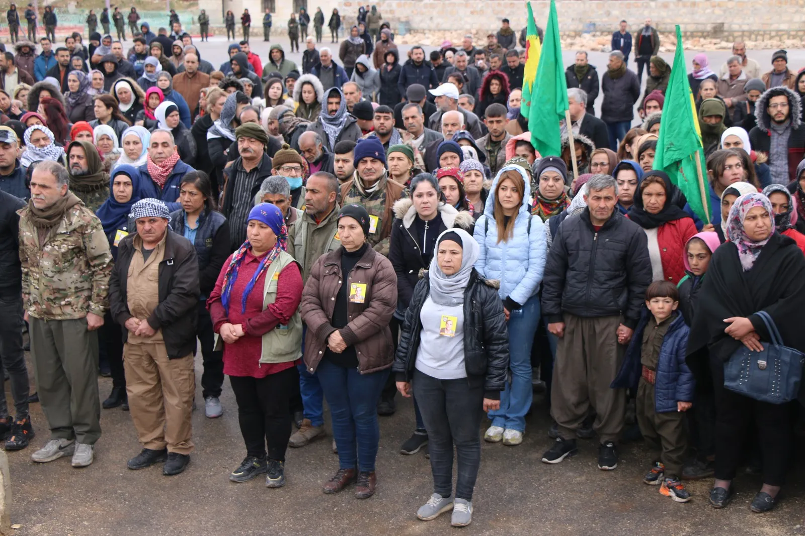​​​​​​​تشييع جثمان الشهيد بكر بكر عضو HPC في حلب إلى مثواه الأخير