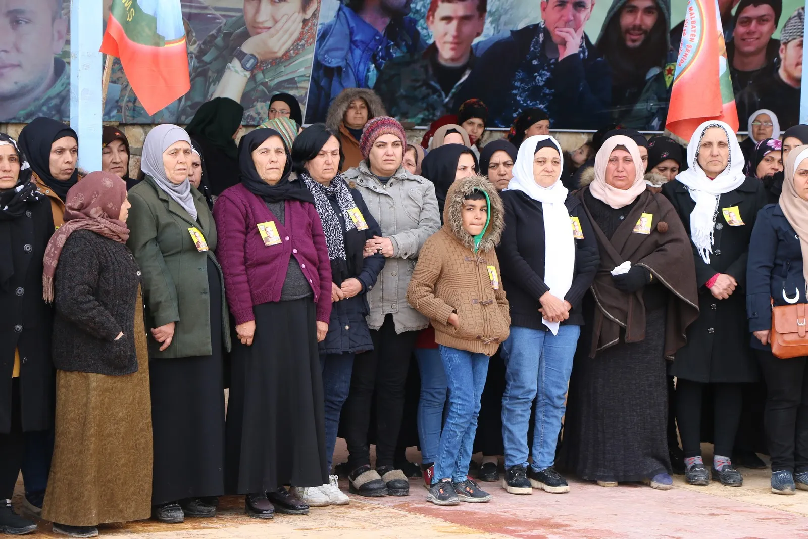 ​​​​​​​تشييع جثمان الشهيد بكر بكر عضو HPC في حلب إلى مثواه الأخير