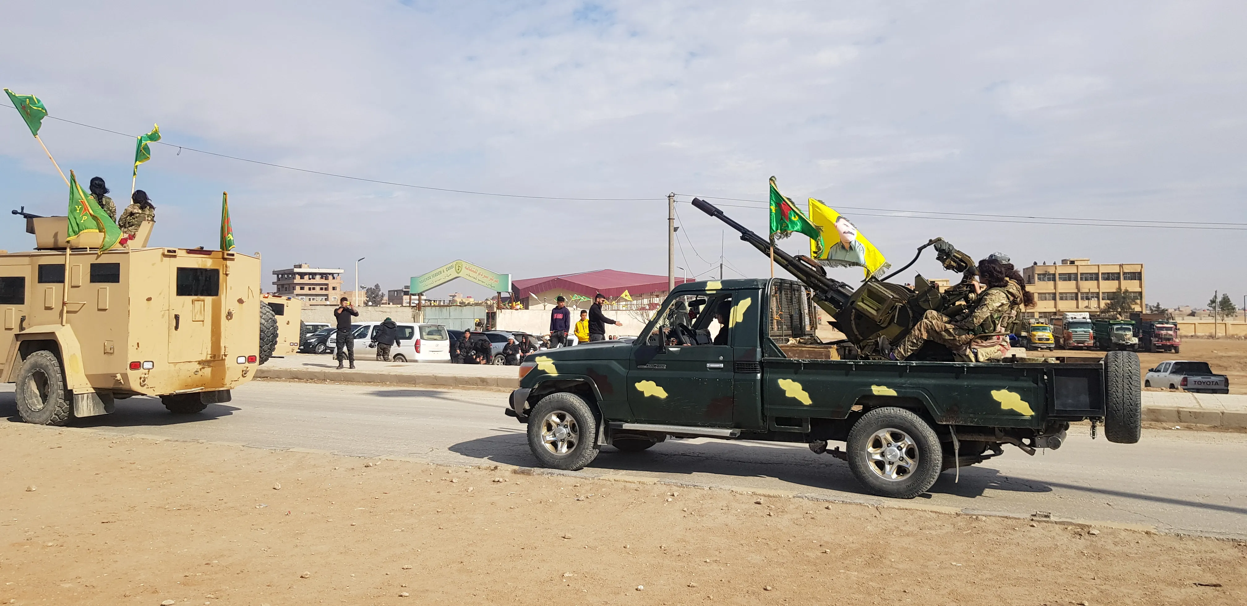 YPJ تحتفل بيوم المرأة العالمي بعرض عسكري في الحسكة