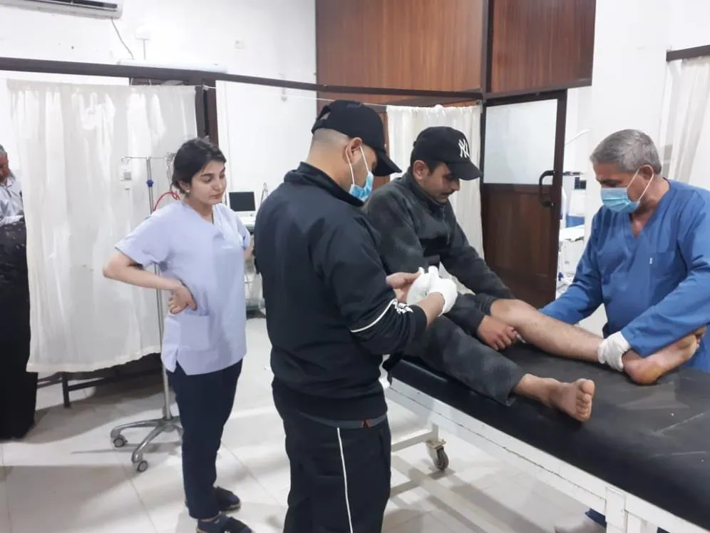 إصابة عنصر لقوات حكومة دمشق جراء القصف التركي على ريف تل تمر